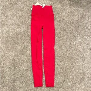 Fabletics Red High-Waisted Leggings